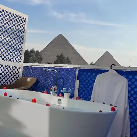Turquoise Pyramids & Grand Egyptian Museum View Hotel Kafret el-Gabal Exterior photo